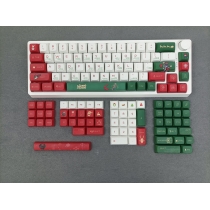 Christmas 104+32 XDA profile Keycap PBT DYE Sublimation Keys for 60 61 64 84 96 87 104 108 Gaming Keyboard